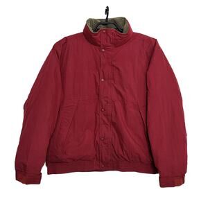Mens Vintage LL Bean Coat XXL Red Parka Goose